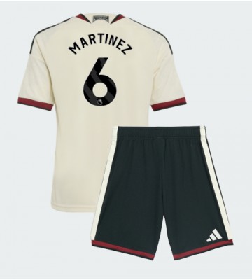 Manchester United Lisandro Martinez #6 Replika Tredje Tröja Barn 2026-27 Kortärmad (+ Korta byxor)